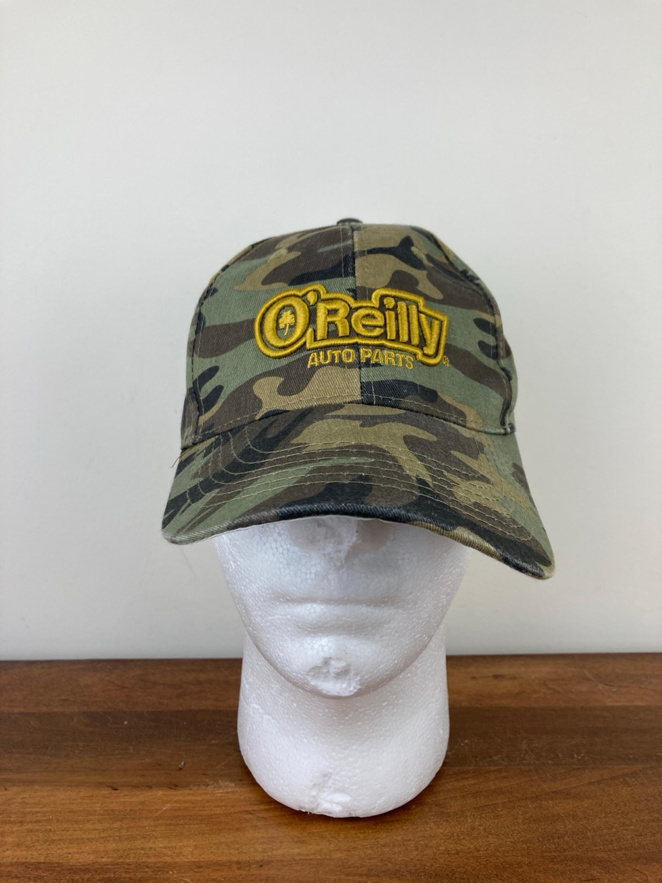 O'Reilly Auto Parts Cap Camo Adjustable Baseball Hat Cap Embroidered Logo.