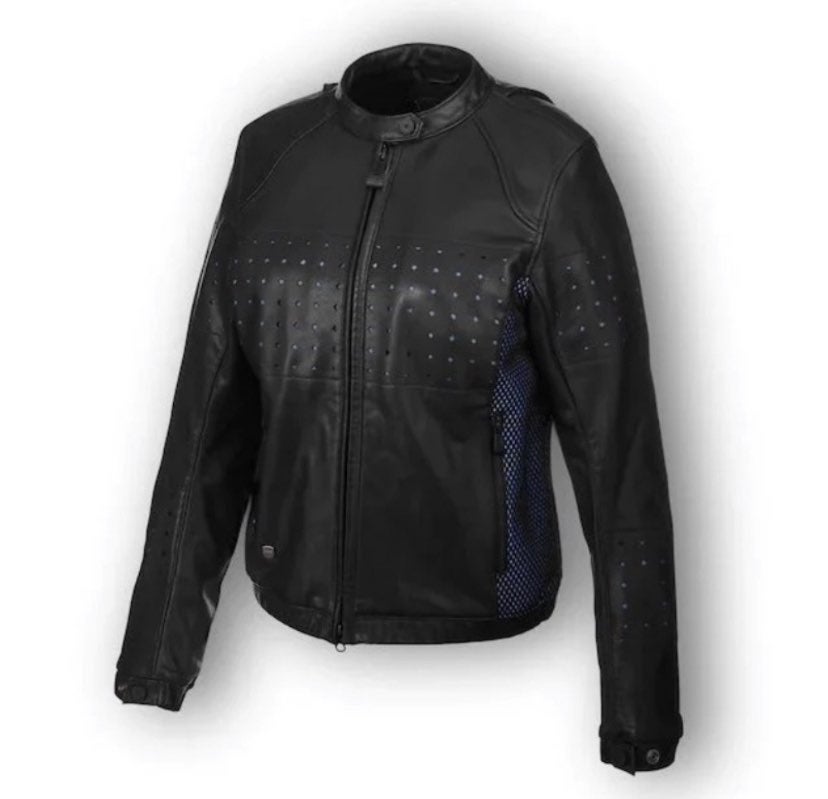 Harley-Davidson Mesh Perforated Leather Med