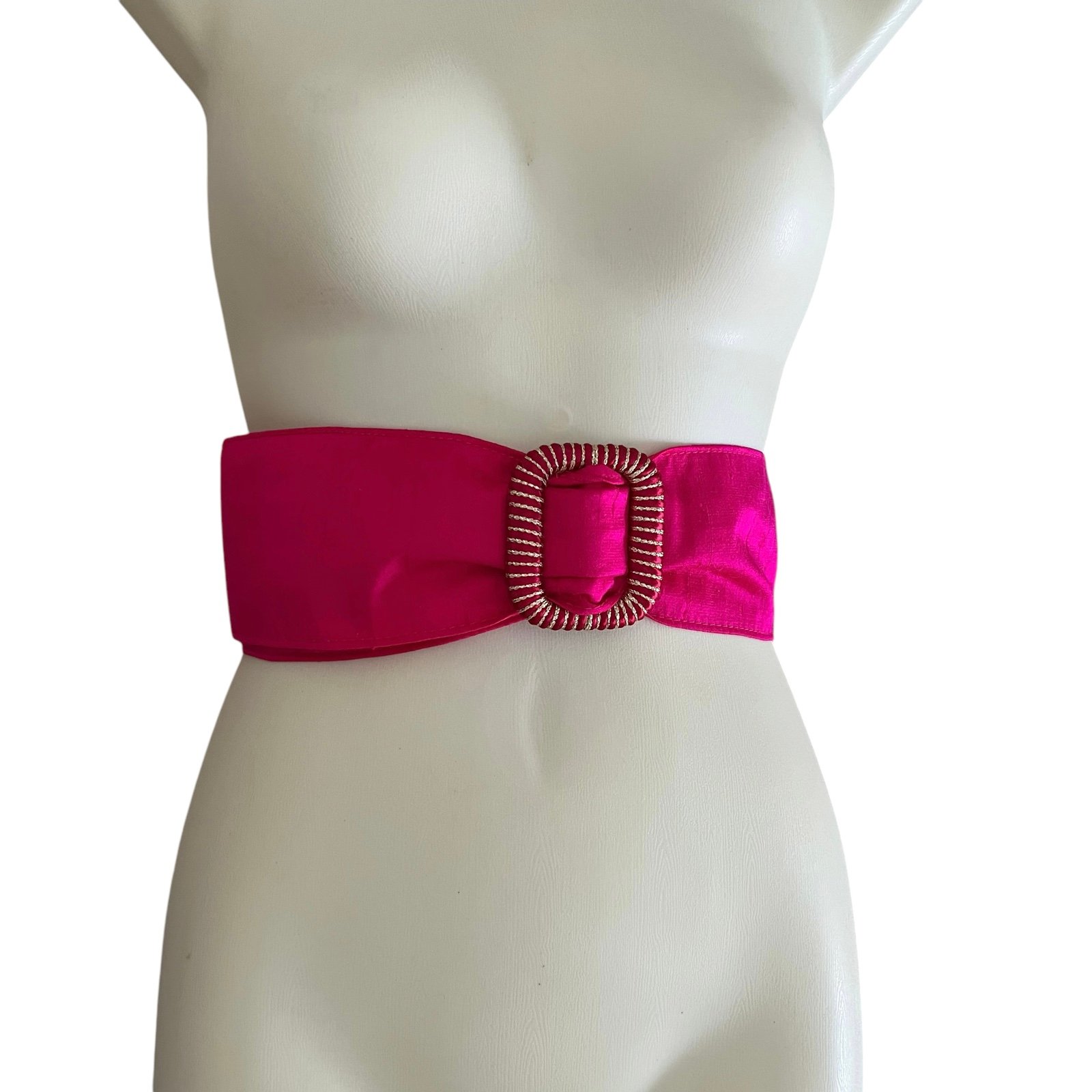 Vintage Liz Claiborne Raw Silk Belt size women's L