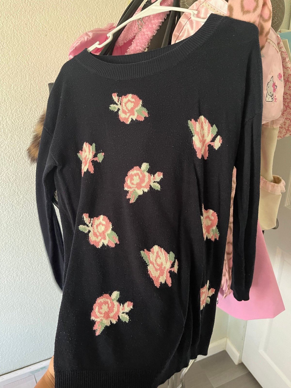 TRALALA coquette flower sweater RARE