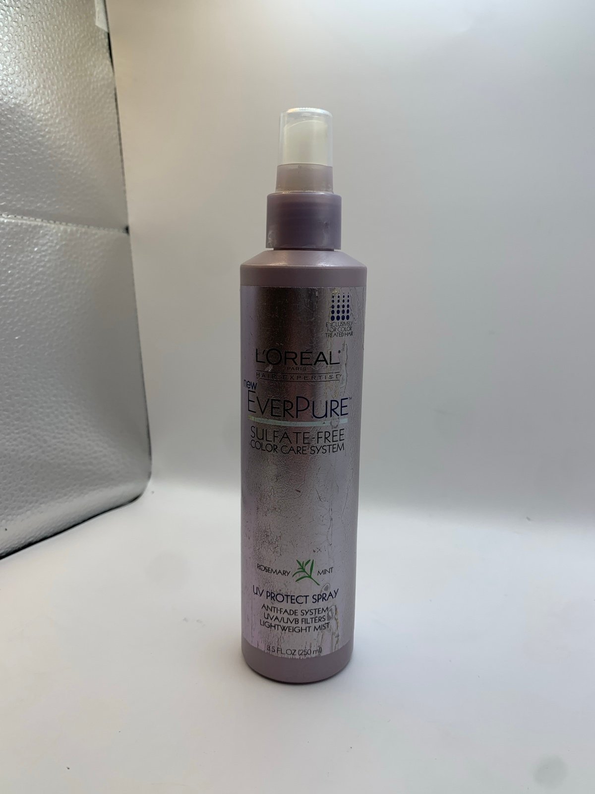 L’Oreal everpure color care system hair care uv protect spray