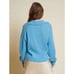 Revolve x Nation LTD Georgie Polo Sweater Cropped Alpaca Wool Size L Blue