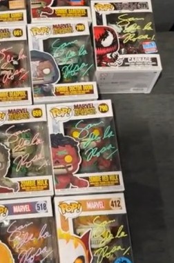 Zombie Red Hulk Funko Pop Signed #790
