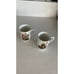 Set of 2 Vintage 1982 Norman Rockwell The Toymaker Mug and Cobbler Cup