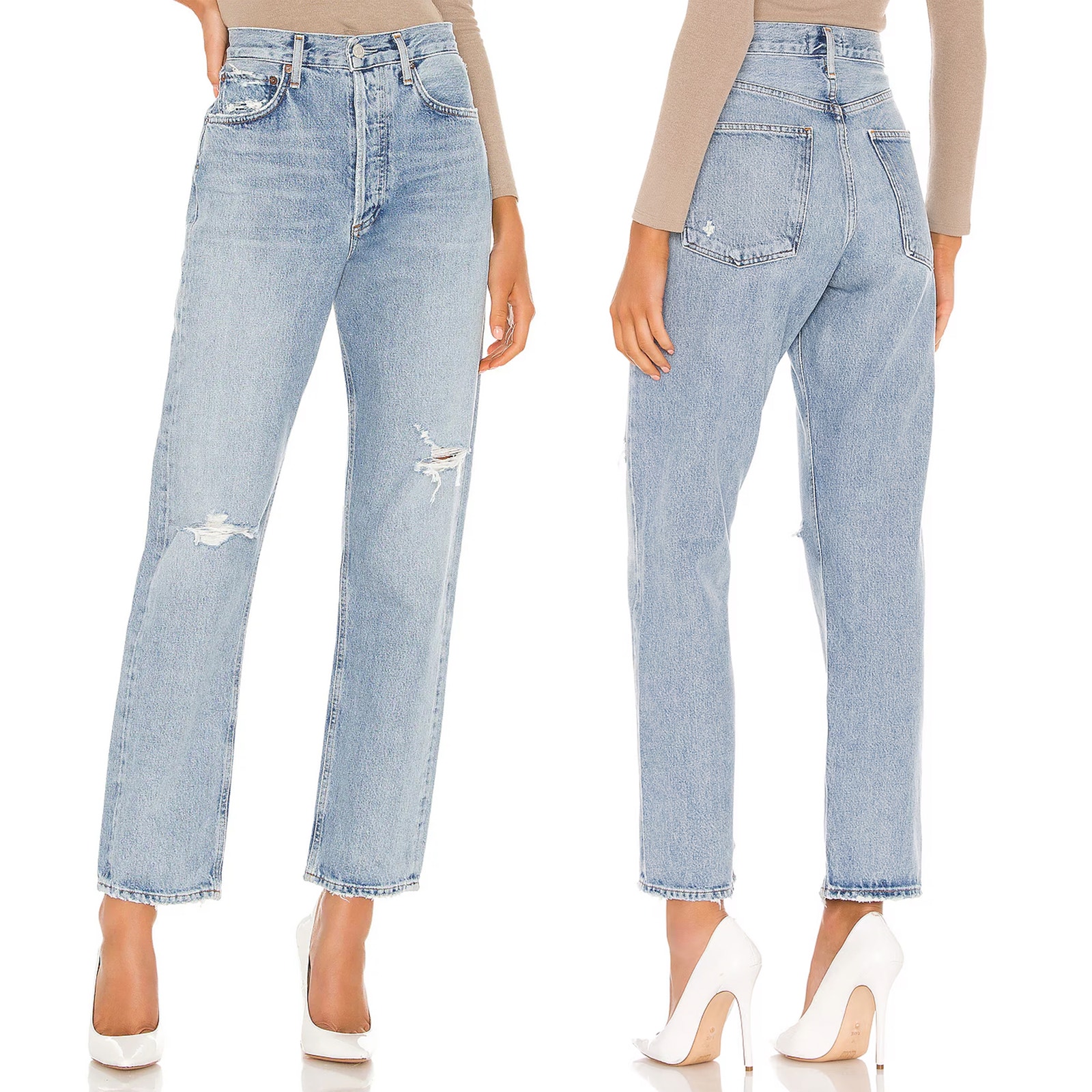 AGOLDE 90s Mid Rise Loose Fit Jeans Captured