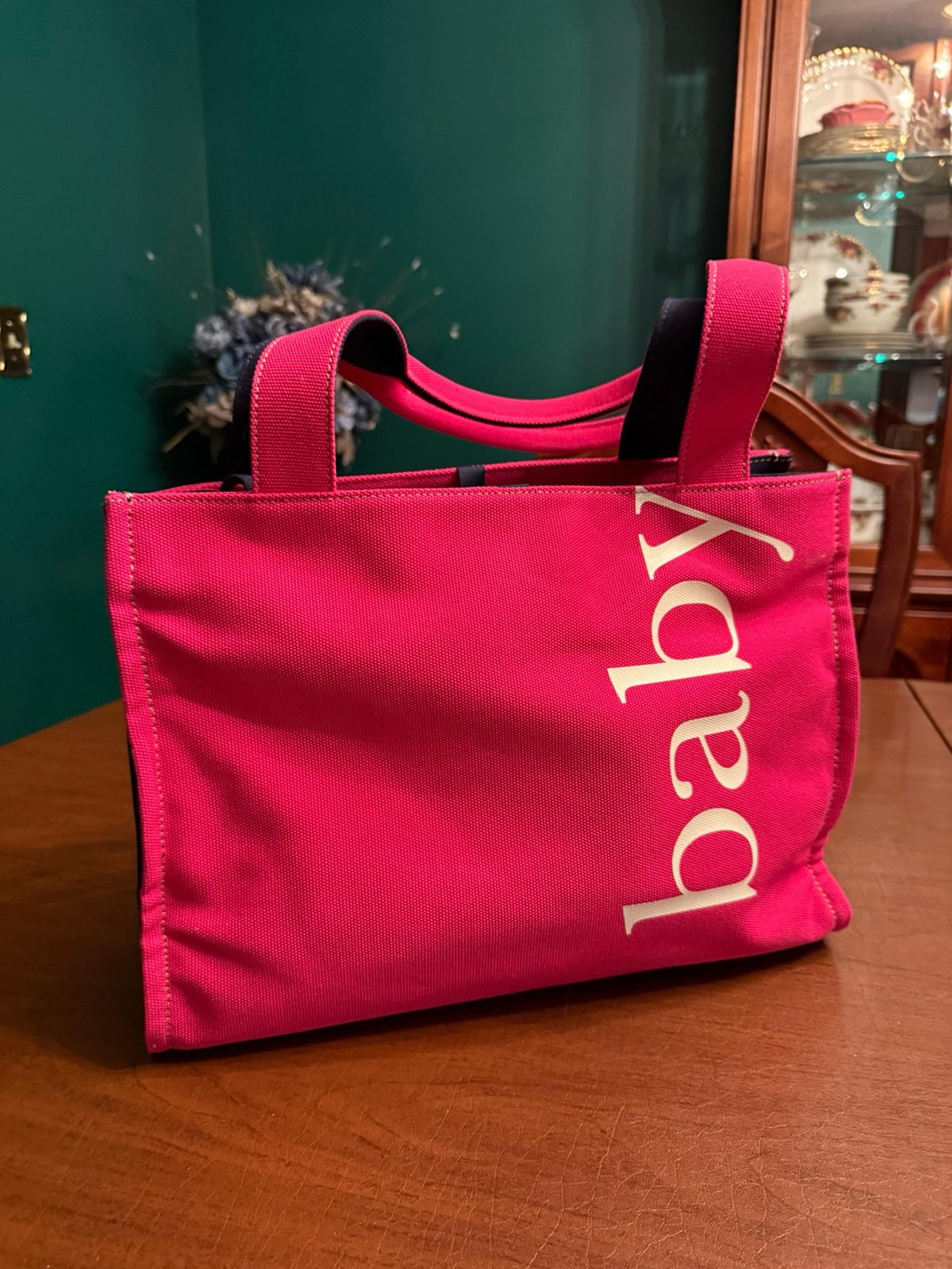 Kate Spade Baby Tote Diaper Bag w/Changing Pad - Pink with Navy - NWOT
