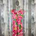 Lilly Pulitzer Clare Dress Hotty Pink First Impression Size XS RARE!