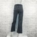 PORTER BLUE Women's Rebel Wide Leg Denim Jeans in Carbon black washed sz 25