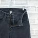 PORTER BLUE Women's Rebel Wide Leg Denim Jeans in Carbon black washed sz 25