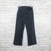PORTER BLUE Women's Rebel Wide Leg Denim Jeans in Carbon black washed sz 25