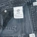 PORTER BLUE Women's Rebel Wide Leg Denim Jeans in Carbon black washed sz 25