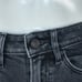 PORTER BLUE Women's Rebel Wide Leg Denim Jeans in Carbon black washed sz 25