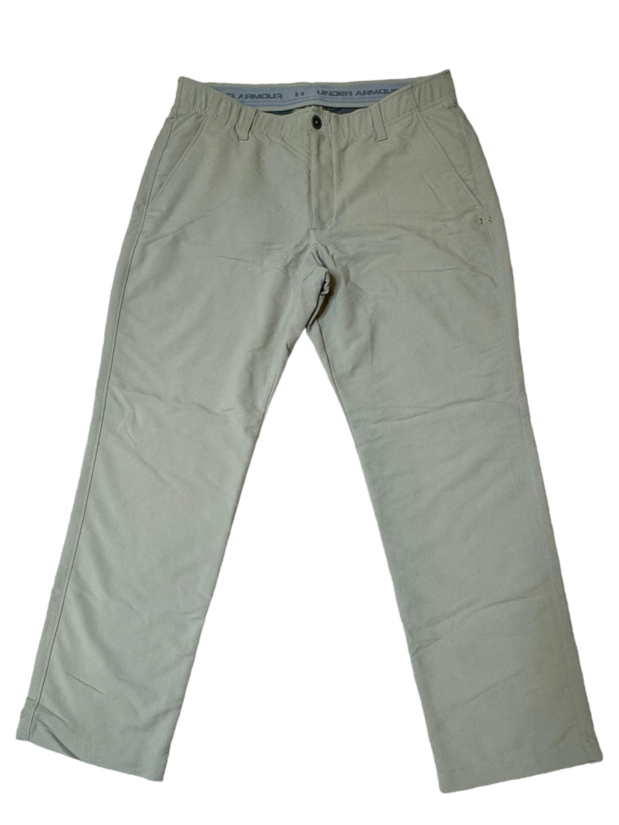 Under Armour UA Men’s Khaki Chino Pants, Flat Front, Size 36/30, EUC
