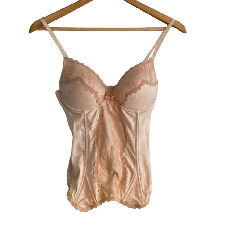 VICTORIA Secret Angels Bustier Soft Pink 36B