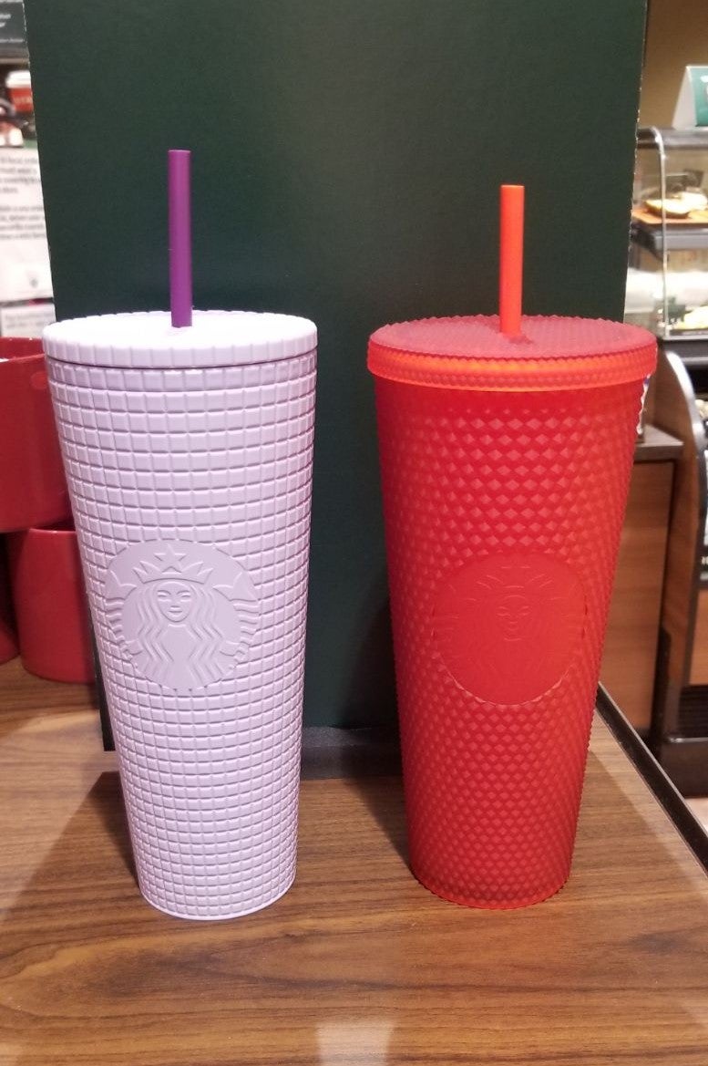 Starbucks Matte Plum Red Studded Tumbler