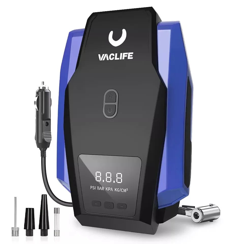 Heavy Duty Portable Air Compressor Car Tire Inflator Electric Pump Auto 12V