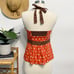 Anthropologie Odille Bartlett Pear Halter Blouse Red Brown 6