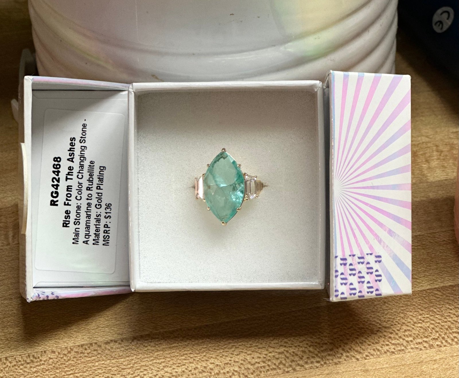 Bomb Party Mental Health collection ring size 6