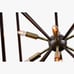 LAZZUR Touques 8 Light 16 in. Matte Oil Rubbed Bronze Pendant
