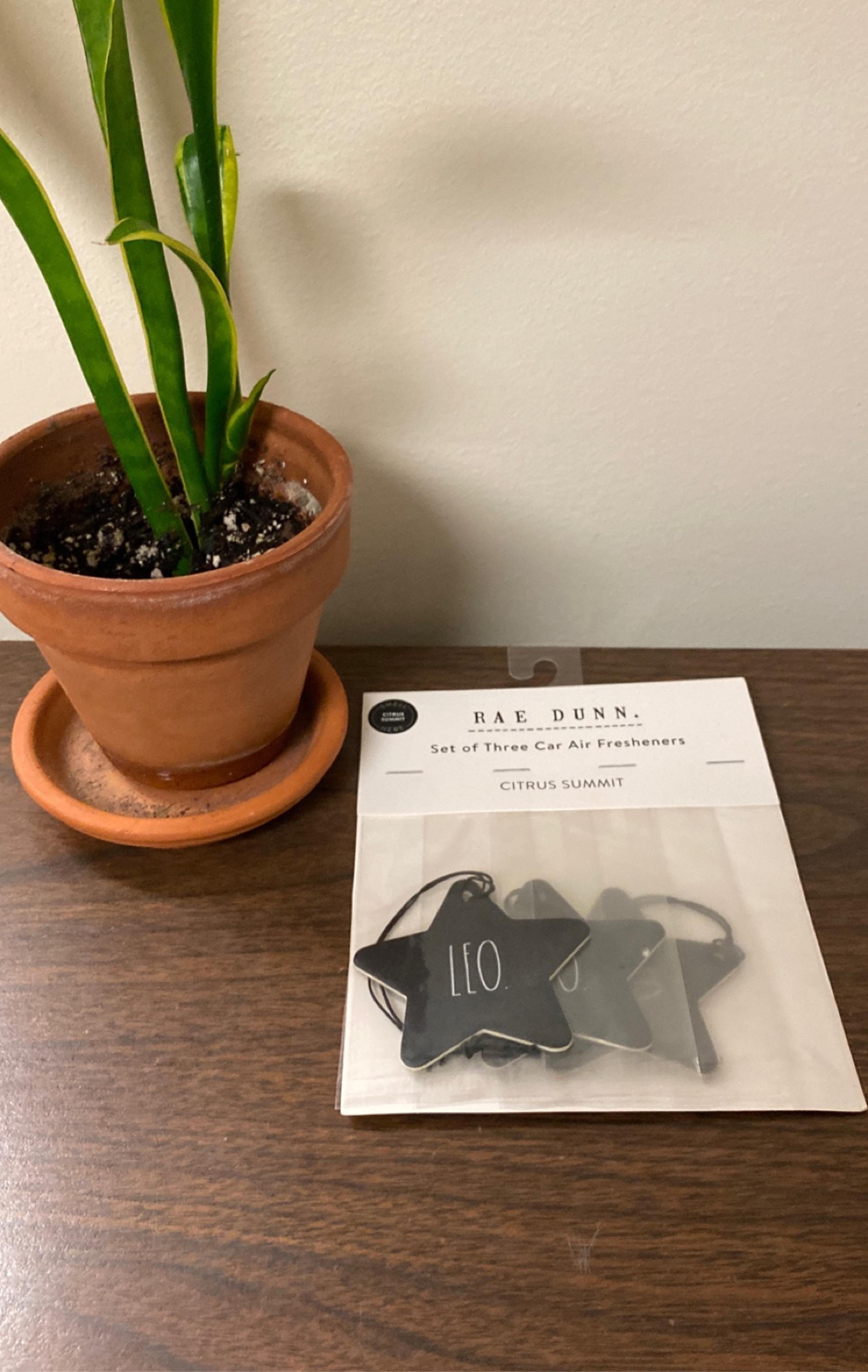 3 Rae Dunn Air Freshener “LEO” ( Citrus Summit)