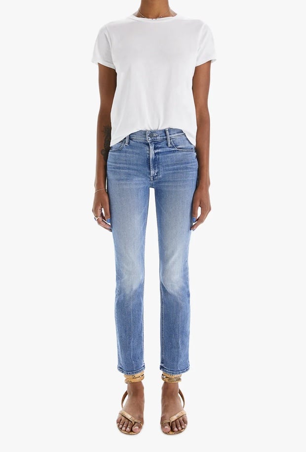MOTHER The Mid Rise Dazzler Ankle Jeans Womens Size 30 In Cowboys Don’t Cry New