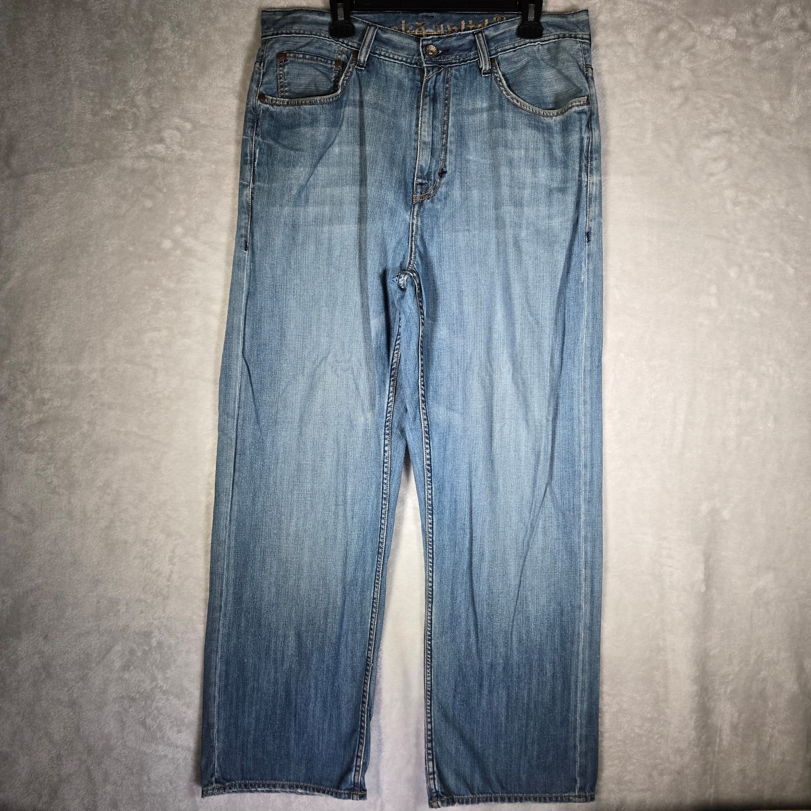 Ecko Unltd Vintage Jeans 36x32 Mens Blue Baggy Fit Y2K Wide Leg Skater Grunge