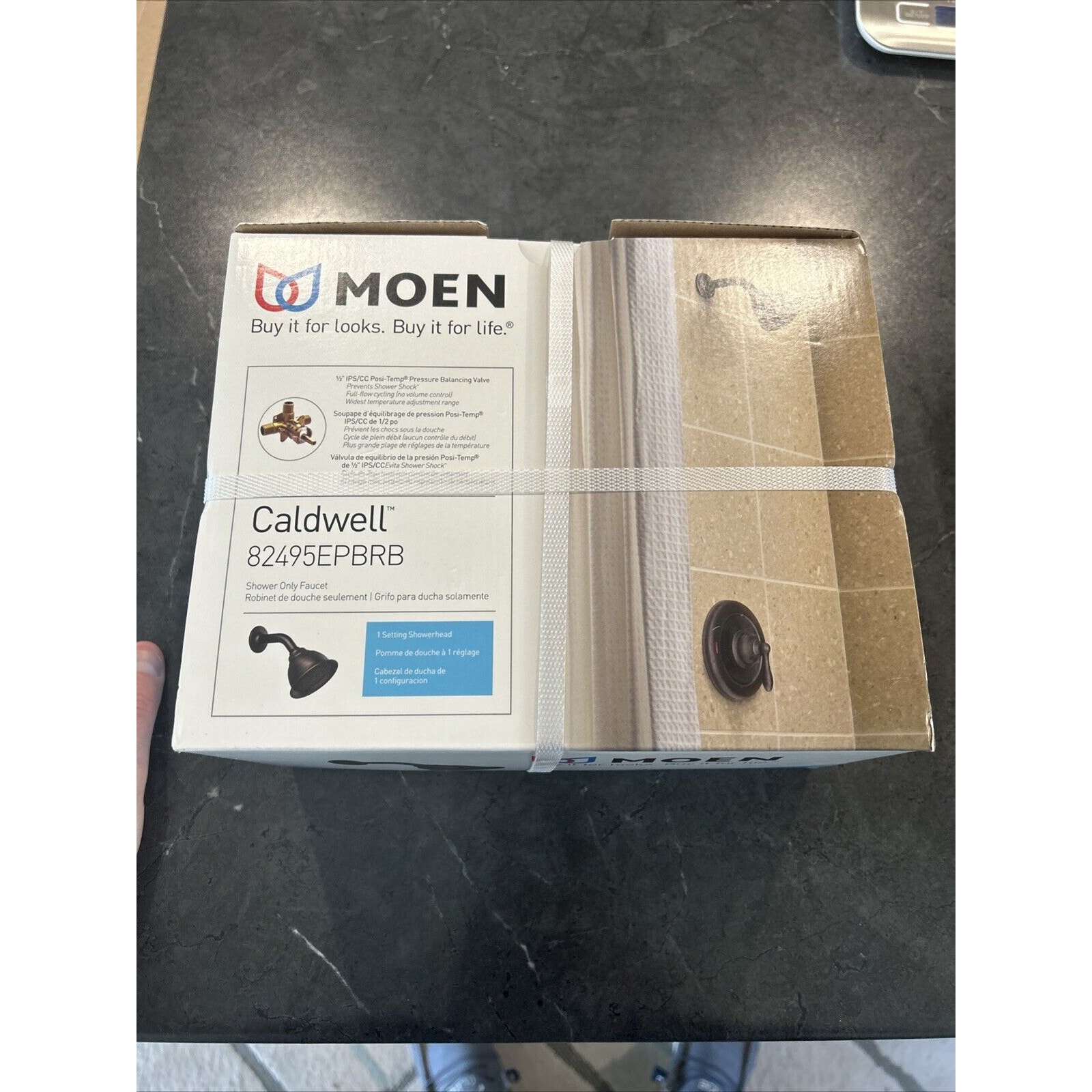 Moen 82495EPBRB Single Handle PosiTemp Pressure Balanced Shower Trim