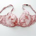 Victoria’s Secret Floral Embroidered Unlined Plunge Bra 32DD