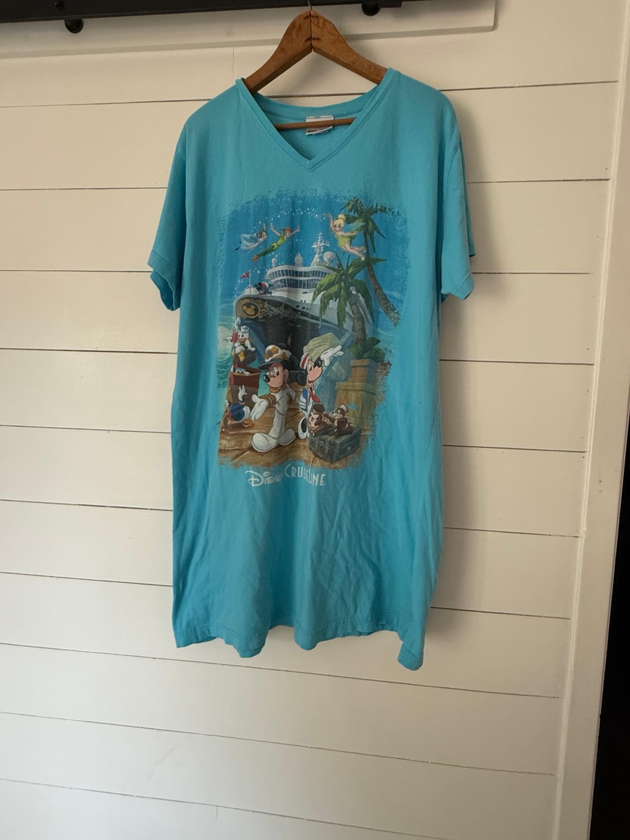Disney Cruise Line Women’s Sleep Shirt Pajama Nightgown Size L/XL