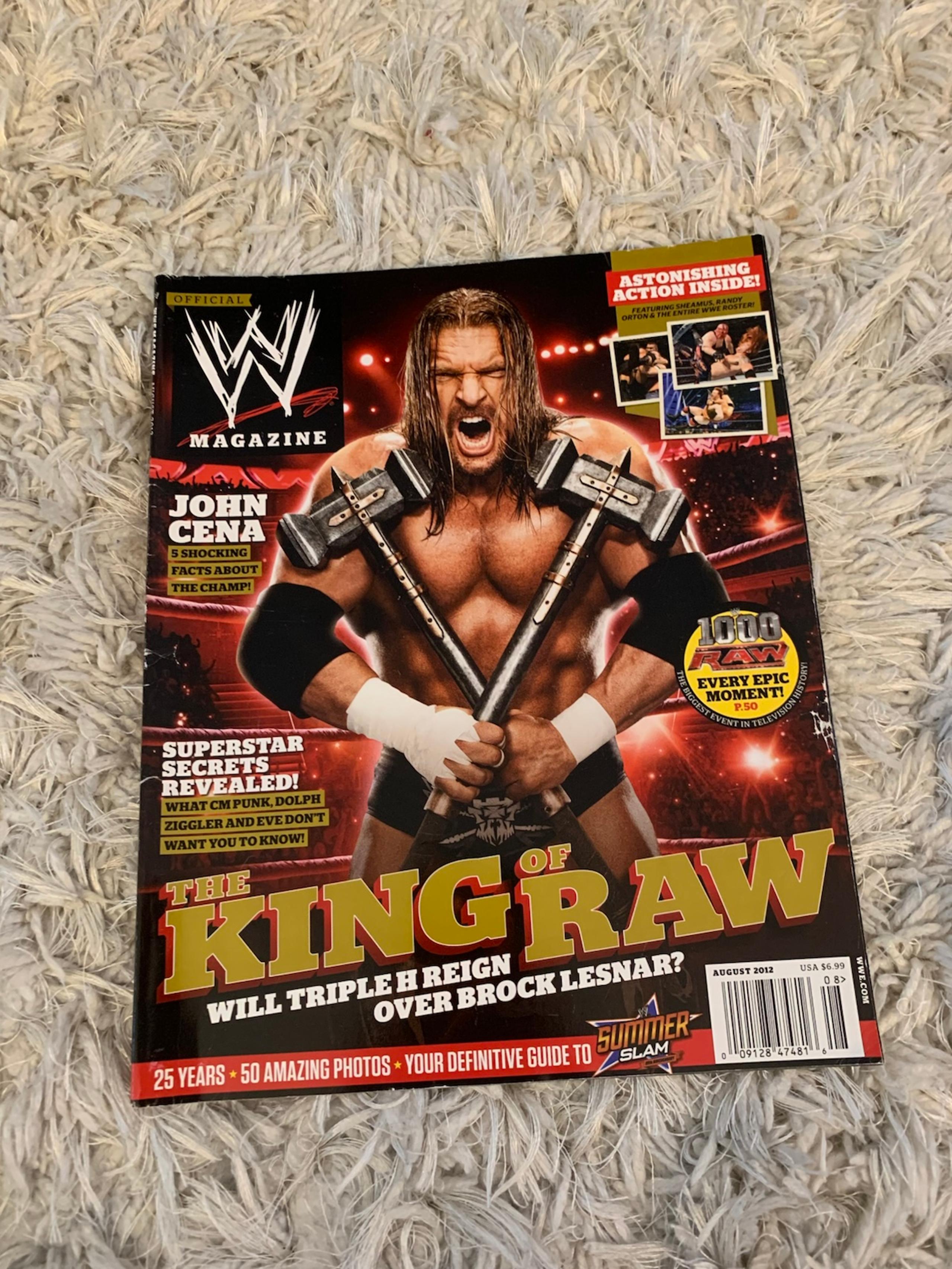 WWE Magazine Triple H August 2012 Issue