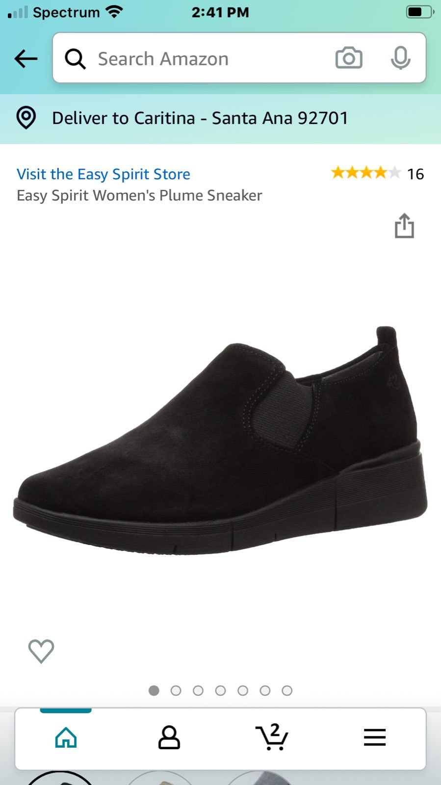 Black Suede Loafers Size 8.5 W