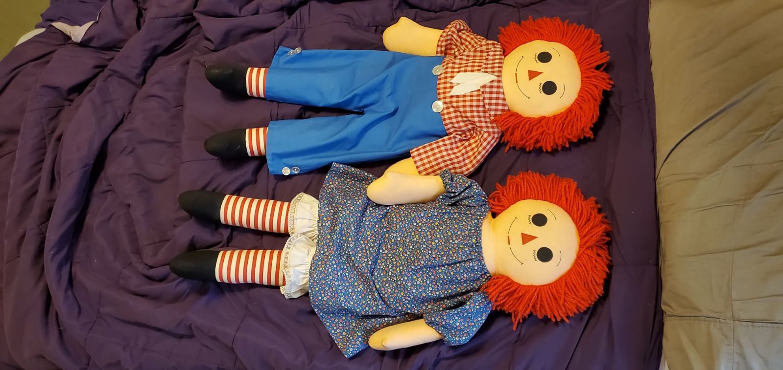 50% off 3ft Vintage raggedy ann and and