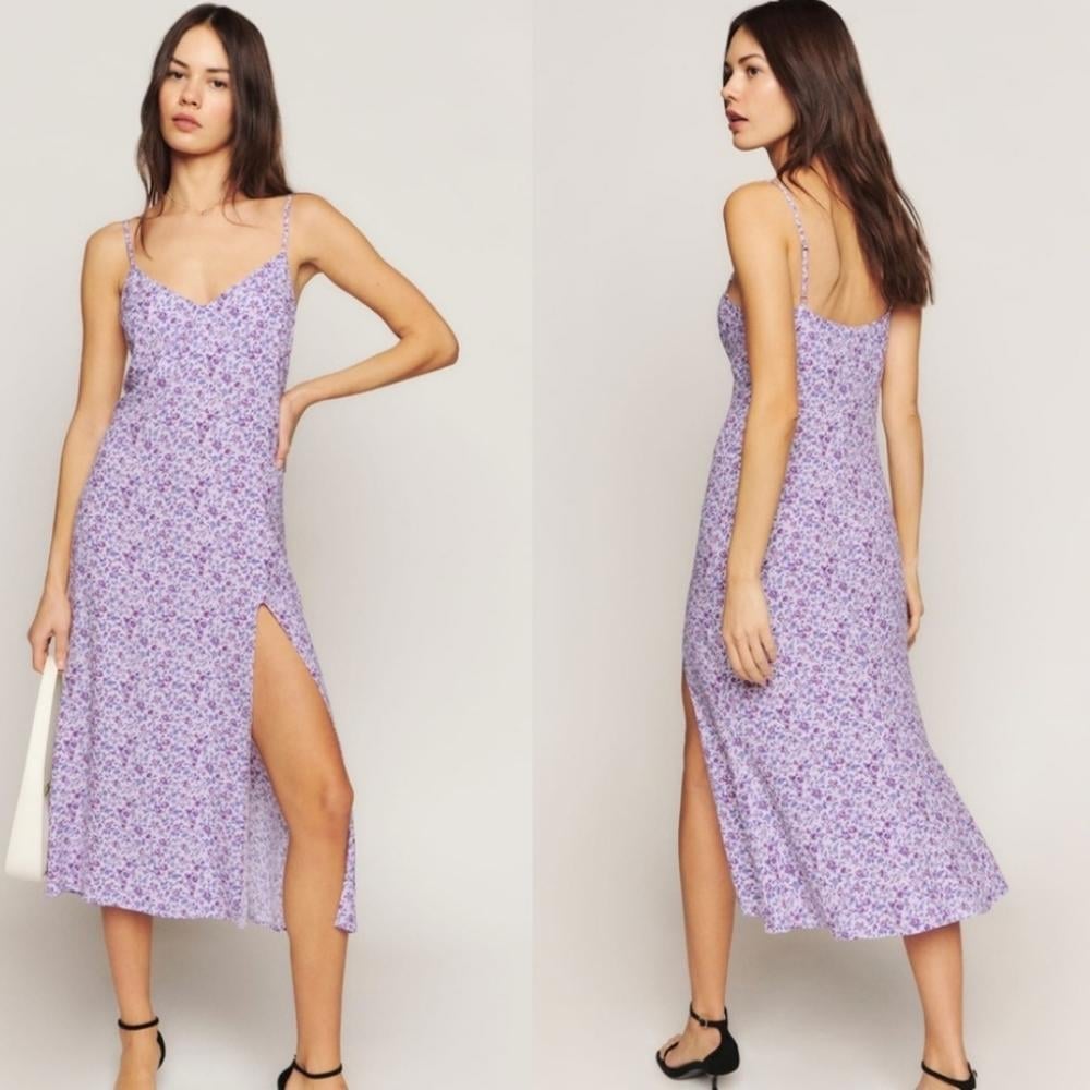 NWT Reformation Crimini midi dress in muse color