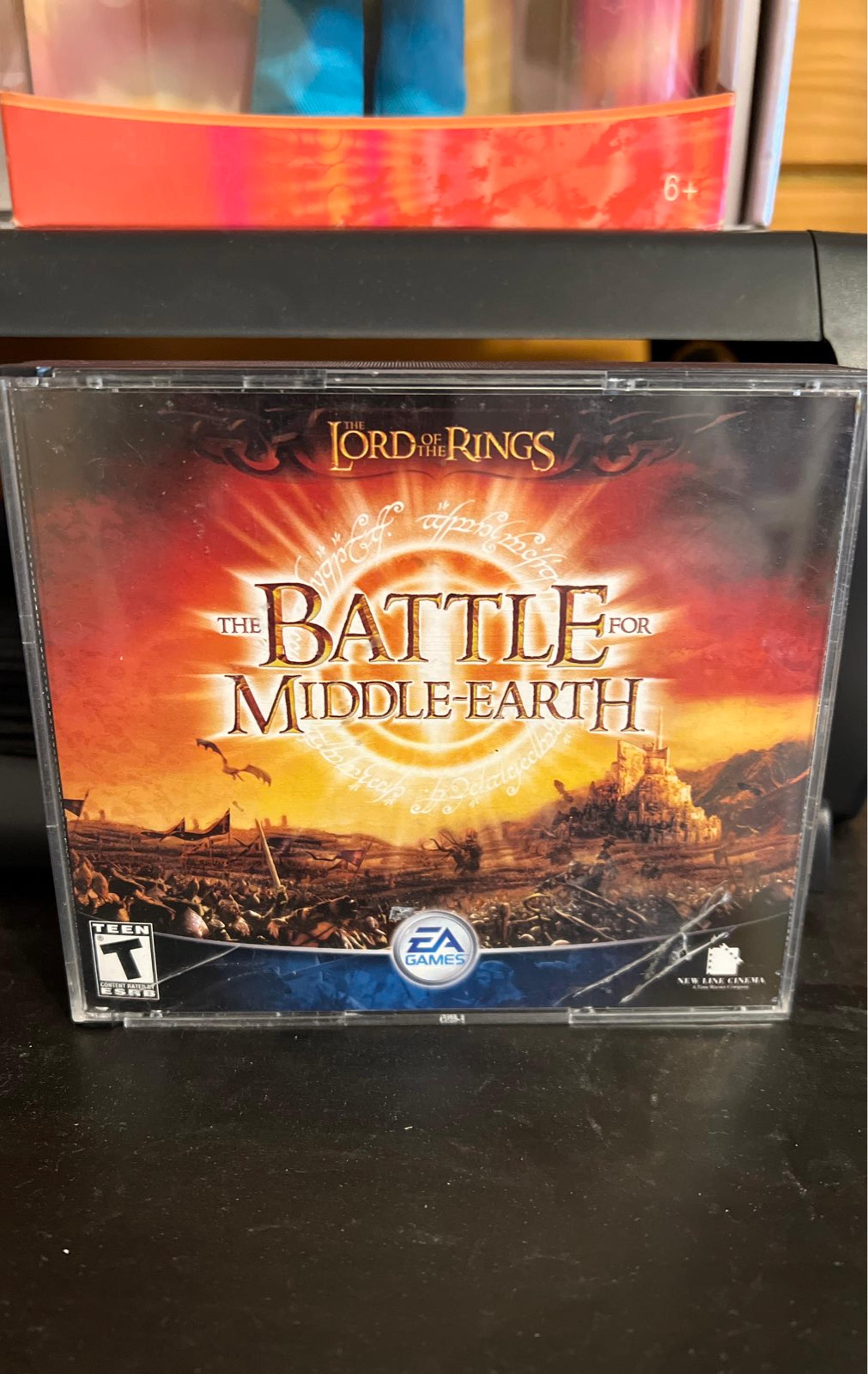 LOTR Battle for Middle Earth PC Lord of the Rings 4CD Set