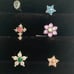 6 pieces pack of Nose piercings Mix