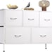 Dresser with 5 Drawers, Dressers for Bedroom, Fabric Storage Tower, Hallway