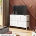 Dresser with 5 Drawers, Dressers for Bedroom, Fabric Storage Tower, Hallway
