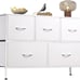 Dresser with 5 Drawers, Dressers for Bedroom, Fabric Storage Tower, Hallway