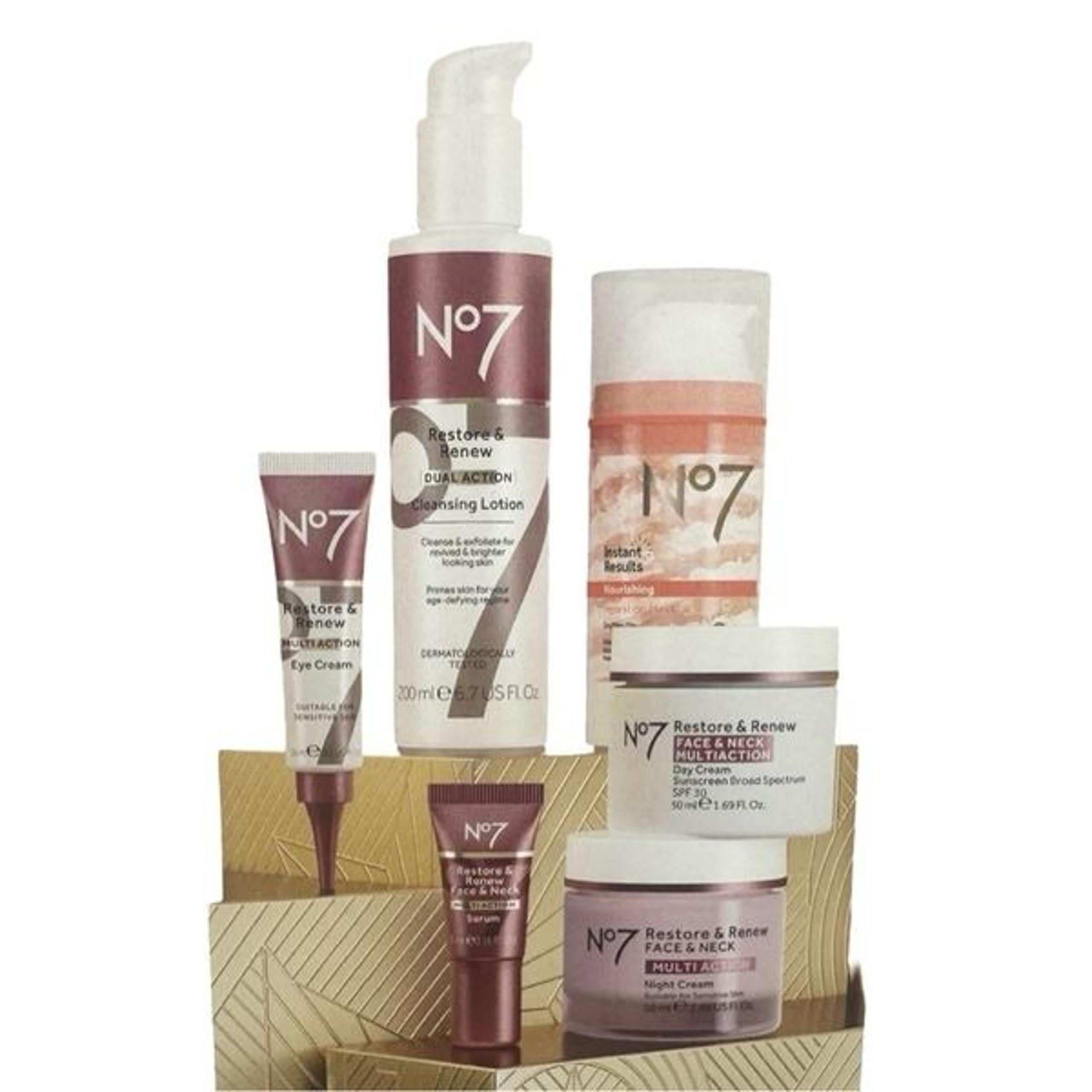 No7 Restore & Renew Ultimate Skincare Collection - 6 Products - $149 Value