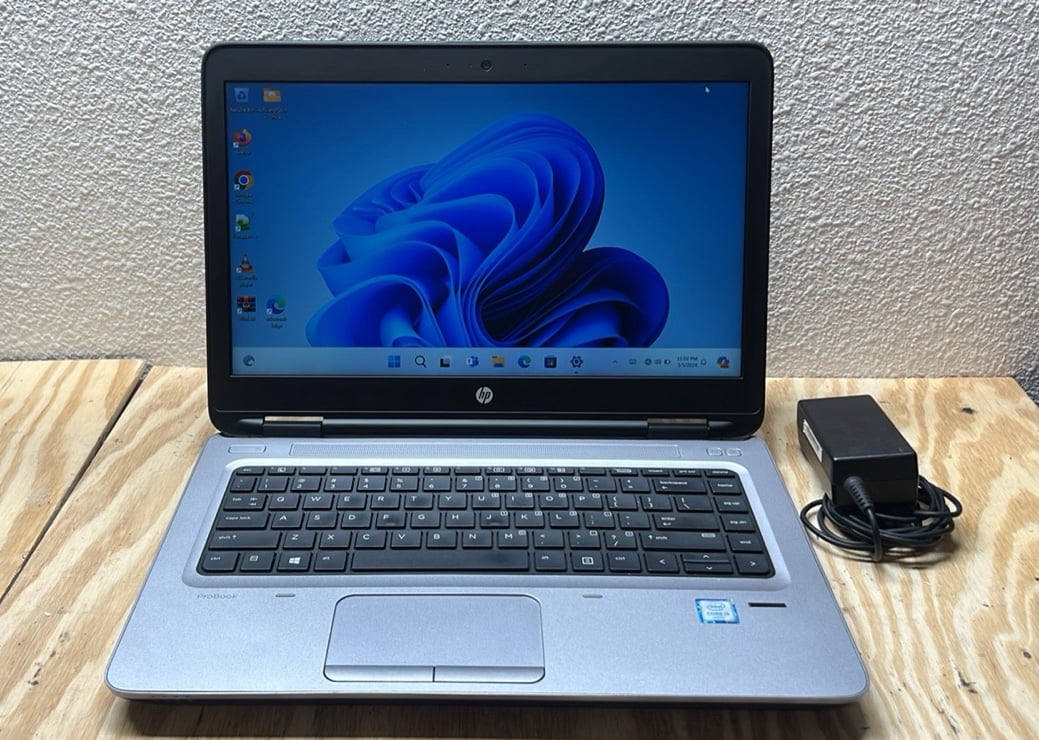 HP ProBook 640 G2 14 Laptop Intel i5-6300U 2.4GHz 8GB 128GB SSD Win11