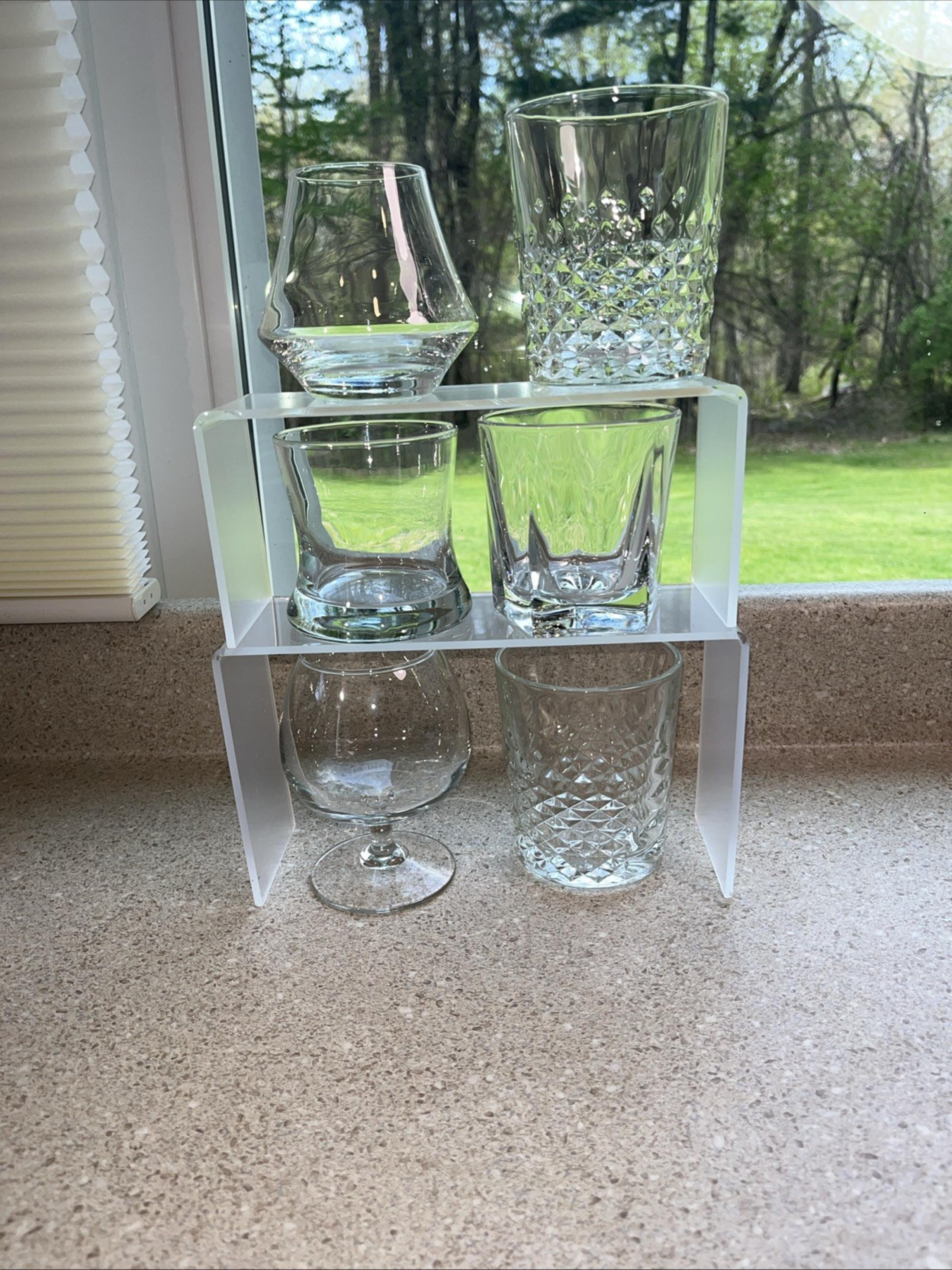 H367~ Pier 1 Imports WHISKEY BAR GLASS SET OF 6 RYE SCOTCH COGNAC BOURBON