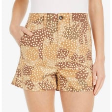 Madewell Camo Shorts in Zoo Review Tan Camo Camouflage Animal Print Short, NWT