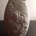 Lenox Fine Porcelain Embossed Beige with Gold Rim 8 Decorative Vase.