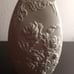 Lenox Fine Porcelain Embossed Beige with Gold Rim 8 Decorative Vase.