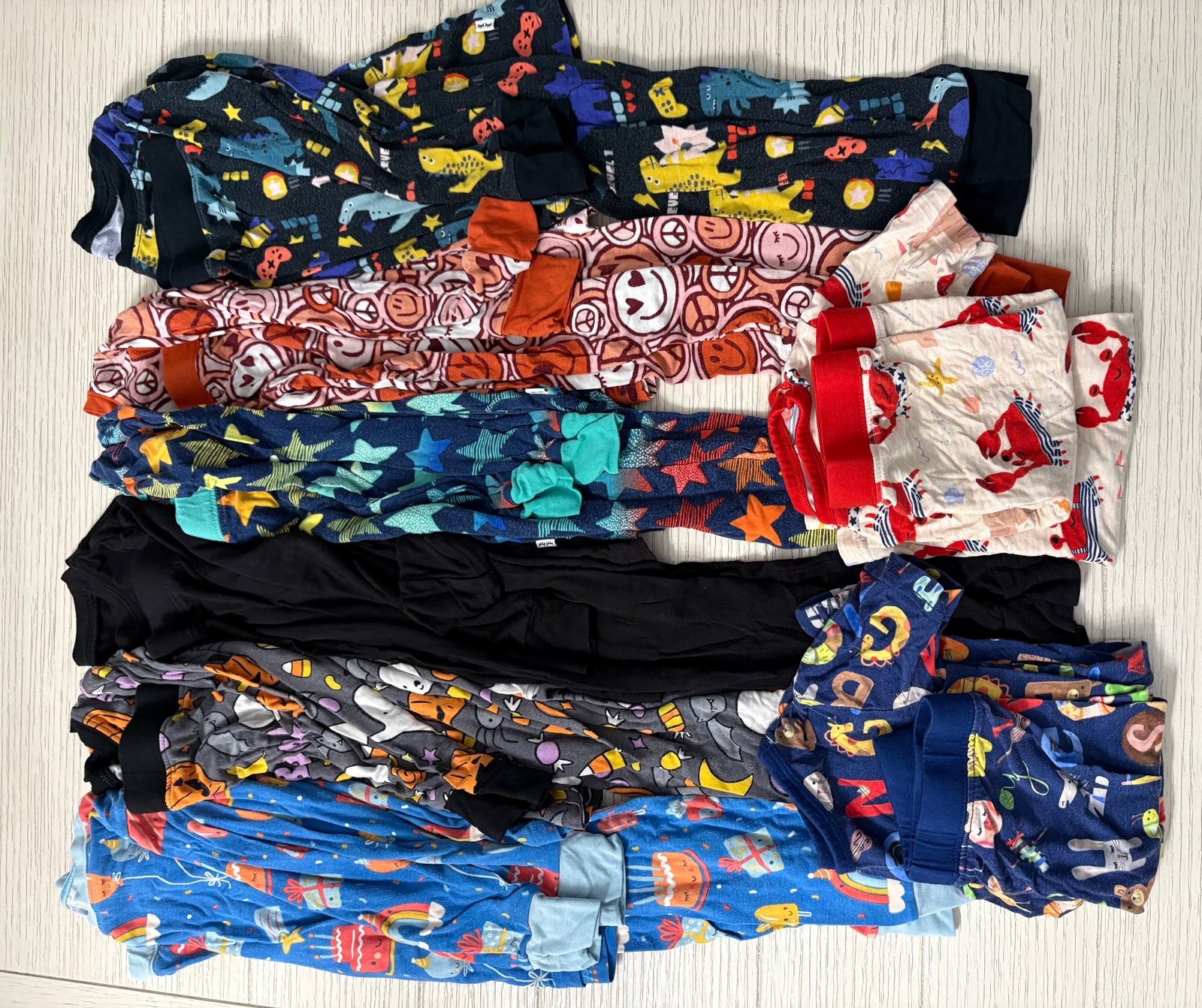 Little Sleepies 3T Bundle (8 Pairs)
