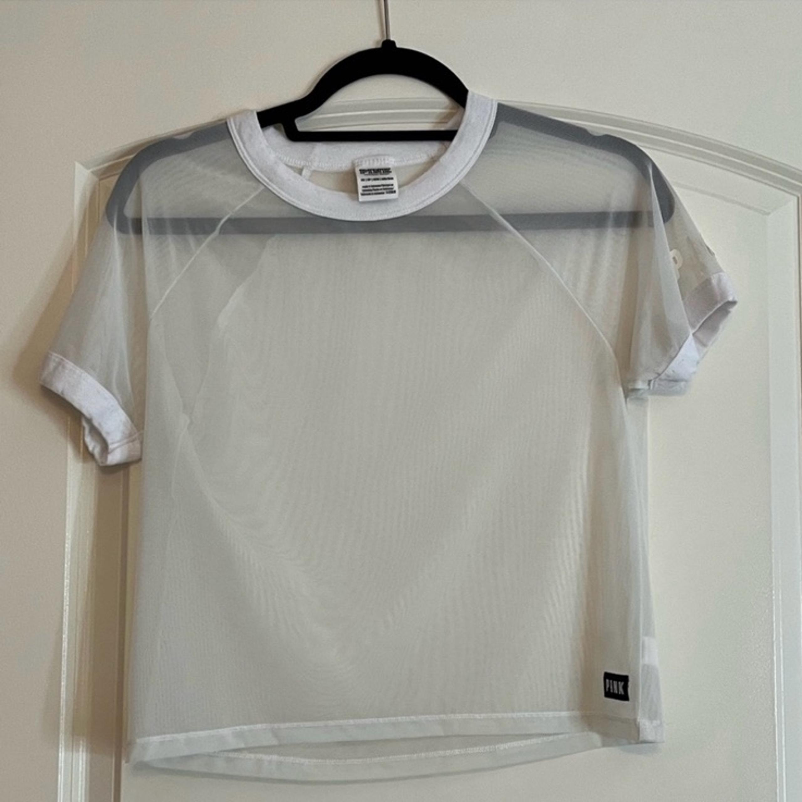 Pink Victoria's Secret Mesh Tee