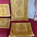 Vintage bathroom towel set