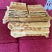 Vintage bathroom towel set