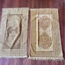 Vintage bathroom towel set