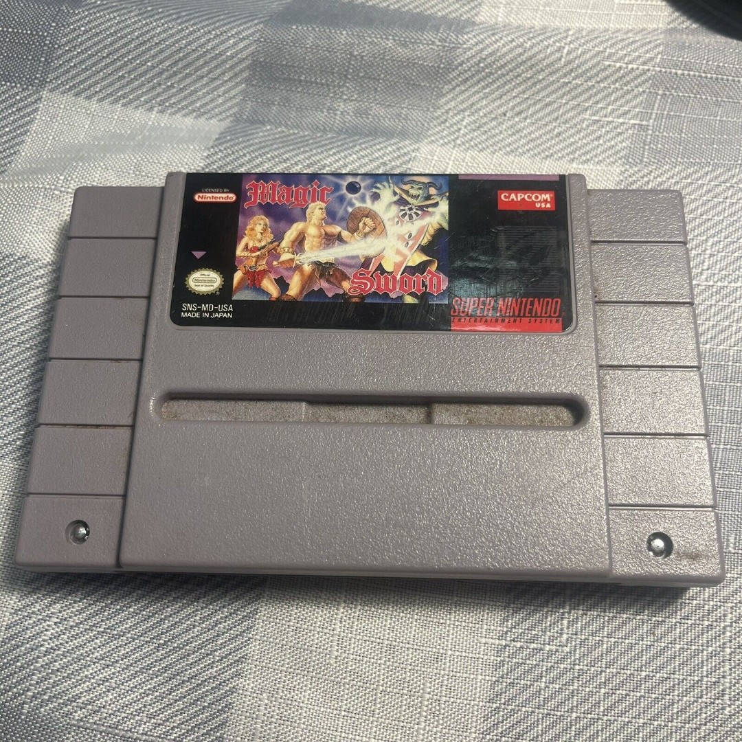 Magic Sword SNES Game